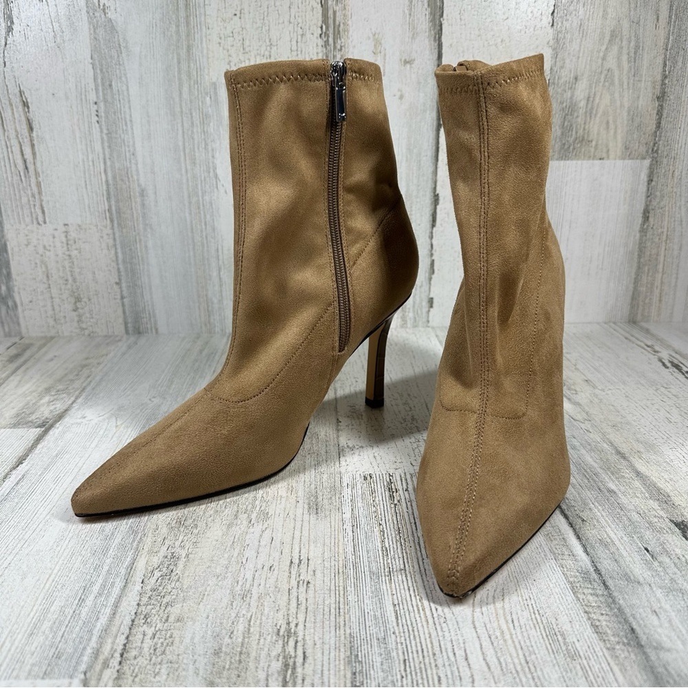 Marc Fisher Bootie Women's 8 Kellen Textile Upper Stiletto Heel Dress Old Money - Picture 3 of 12